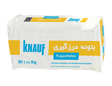بتونه درزگیری کناف ایران بتونه درزگیر کی پلاس Joint Filler کناف ایران بتونه مخصوص صفحات گچی کناف محصول بتونه درزگیری K+